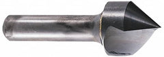 Hertel - 1-1/4" Head Diam, 3/4" Shank Diam, 1 Flute 82° Solid Carbide Countersink - Benchmark Tooling