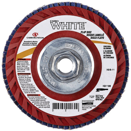 4 1/2″ × 5/8″-11″ 120 Grit Flap Disc - Benchmark Tooling