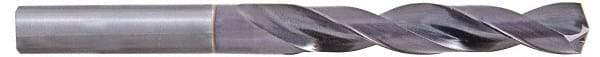 Accupro - 12.5mm 140° Solid Carbide Jobber Drill - AlTiN Finish, Right Hand Cut, 138mm OAL - Benchmark Tooling