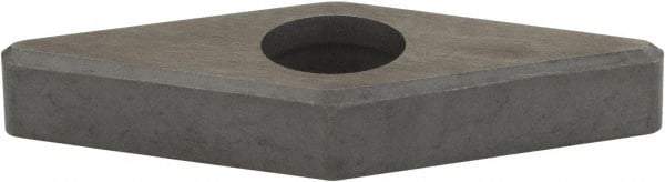 Hertel - 1/2" Inscribed Circle, Diamond (Shape) External Turning Shim for Indexables - 3/16" Thick, IVSN Shim Style, Negative Rake, Neutral Cut - Benchmark Tooling