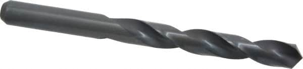 Walter-Titex - 13mm 118° High Speed Steel Jobber Drill - Oxide Finish, Right Hand Cut, Spiral Flute, Straight Shank, 5-15/16" OAL, Standard Point - Benchmark Tooling