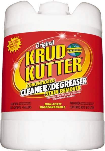 Krud Kutter - 5 Gal Bucket Cleaner/Degreaser - Liquid, Water-Based, Mild - Benchmark Tooling