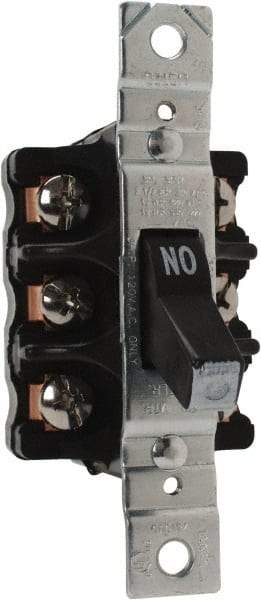 Cooper Wiring Devices - 3 Poles, 30 Amp, 3PST, NEMA, Open Toggle Manual Motor Starter - 42.93mm Wide x 44.45mm Deep x 96.77mm High, 15 hp, CSA C22.2 No. 14, NEMA 1 & UL 508 - Benchmark Tooling