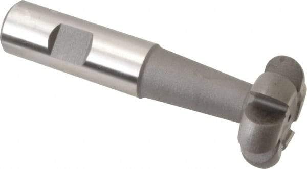Value Collection - 1/4" Radius, 1/2" Circle Diam, 1-1/2" Cutter Diam, Shank Connection, Convex Radius Cutter - 3/4" Shank Diam, 4" OAL, High Speed Steel, Uncoated, 6 Teeth, Weldon Flat - Benchmark Tooling