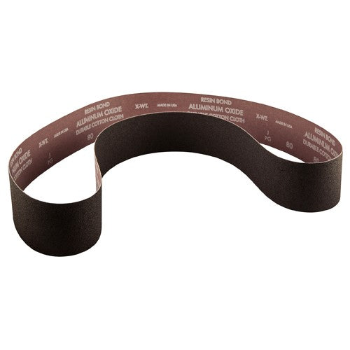 4 × 36″ Metalite R228 Cloth Narrow Benchstand Belt 60 Grit R228 Aluminum Oxide - Benchmark Tooling