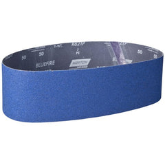 4″ × 36″ NorZon Plus R821 Narrow Belt 50 Grit Zirconia Alumina - Benchmark Tooling