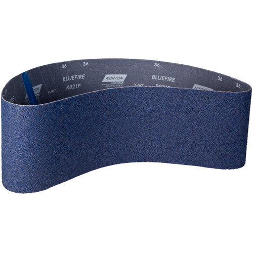 6″ × 48″ NorZon Plus R821 Narrow Belt 60 Grit Zirconia Alumina - Benchmark Tooling