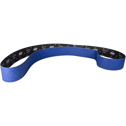 4″ × 132″ NorZon Plus R824 Narrow Belt 80 Grit Zirconia Alumina - Benchmark Tooling