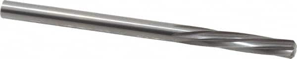 Magafor - 3.589mm Solid Carbide 6 Flute Chucking Reamer - Spiral Flute, 0.1413" Straight Shank, 19/32" Flute Length, 2-1/4" OAL - Benchmark Tooling
