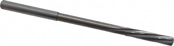 Magafor - 3.81mm Solid Carbide 6 Flute Chucking Reamer - Spiral Flute, 0.158" Straight Shank, 3/4" Flute Length, 2-61/64" OAL - Benchmark Tooling