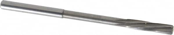 Magafor - #13 Solid Carbide 6 Flute Chucking Reamer - Spiral Flute, 0.177" Straight Shank, 53/64" Flute Length, 3-5/32" OAL - Benchmark Tooling