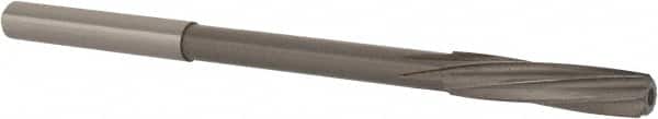 Magafor - 5.19mm Solid Carbide 6 Flute Chucking Reamer - Spiral Flute, 0.197" Straight Shank, 29/32" Flute Length, 3-25/64" OAL - Benchmark Tooling