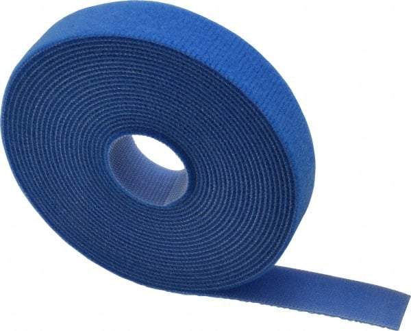SpeedTech - 15' Long Blue Nylon & Polyethylene Hook & Loop Strap - 50 Lb Tensile Strength - Benchmark Tooling