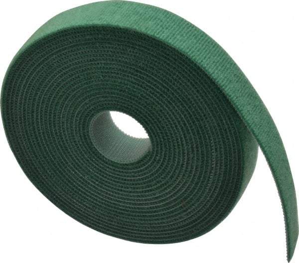 SpeedTech - 15' Long Green Nylon & Polyethylene Hook & Loop Strap - 50 Lb Tensile Strength - Benchmark Tooling