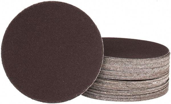 Tru-Maxx - 5" Diam, 240 Grit Aluminum Oxide Adhesive PSA Disc - Very Fine Grade, X Weighted Cloth Backing, For Dual-Action/Orbital Sanders, Right Angle/Vertical Shaft Portable Grinders - Benchmark Tooling