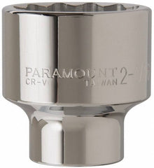 Paramount - 2-1/16", 3/4" Drive, Standard Hand Socket - 12 Points, 3-5/32" OAL - Benchmark Tooling