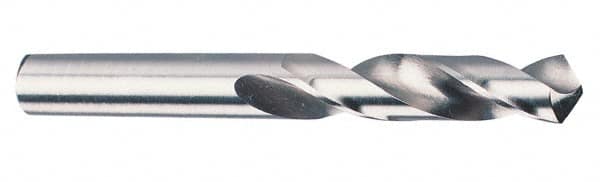 Cleveland - 0.2812" 135° Spiral Flute High Speed Steel Screw Machine Drill Bit - Bright Finish, Right Hand Cut, 1-1/2" Flute Length, 2-11/16" OAL, Split Point, Straight Shank - Benchmark Tooling