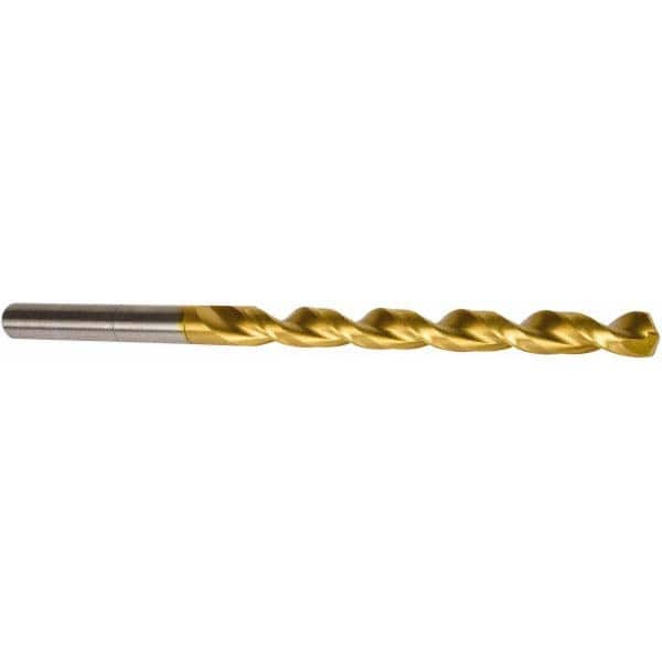 Precision Twist Drill - 11/32" 135° Parabolic Flute High Speed Steel Taper Length Drill Bit - Benchmark Tooling