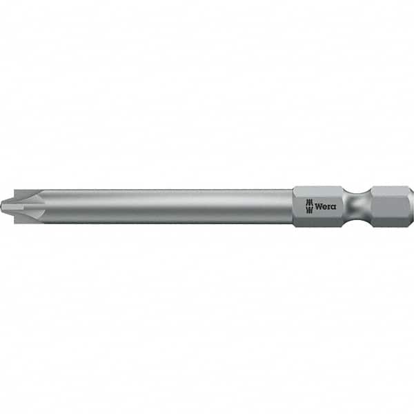 Wera - #2 Reversible Pozidriv/Slotted Screwdriver Bit - 2-3/4" OAL - Benchmark Tooling