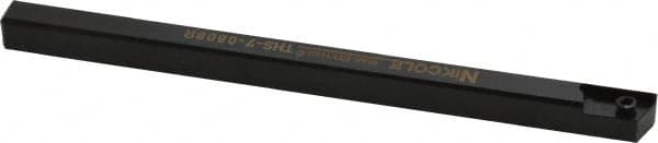 NIKCOLE MINI-SYSTEMS - External Thread, 140mm OAL, Right Hand Indexable Grooving Cutoff Toolholder - 8mm Shank Height x 8mm Shank Width, GIE Insert Style, THS Toolholder Style, Series Mini-Systems - Benchmark Tooling