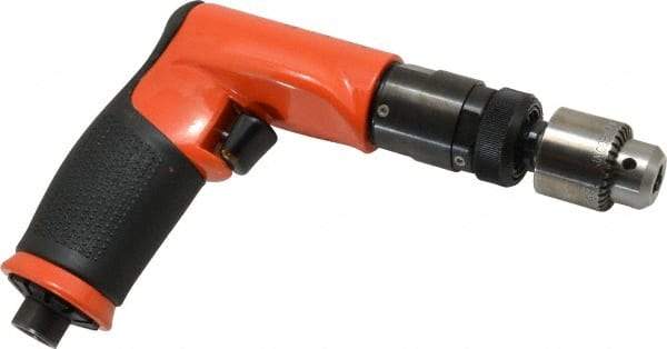 Dotco - 1/4" Keyed Chuck - Pistol Grip Handle, 1,000 RPM, 0.4 hp, 90 psi - Benchmark Tooling