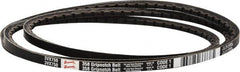 Browning - Section 3VX, 3/8" Wide, 75" Outside Length, Gripnotch V-Belt - Rubber Compound, 358 Gripnotch, No. 3VX750 - Benchmark Tooling