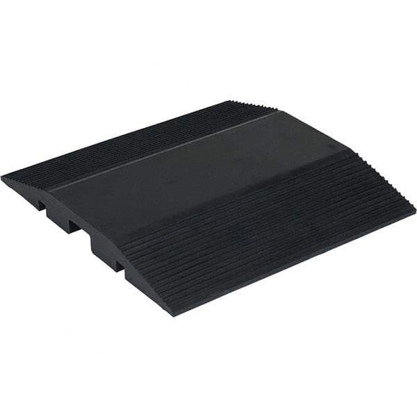 Vestil - 23-1/4" Long x 24" Wide x 1-1/2" High, Rubber Ramp Hose & Cable Crossover - 2,400 Lb Load Limit - Benchmark Tooling