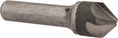Hertel - 3/4" Head Diam, 1/2" Shank Diam, 4 Flute 90° Solid Carbide Countersink - Benchmark Tooling