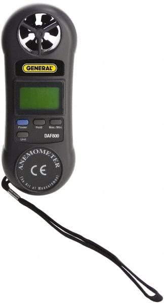 General - 0 to 3,000 Ft./Min Air Airflow Meter - 94°F Max - Benchmark Tooling
