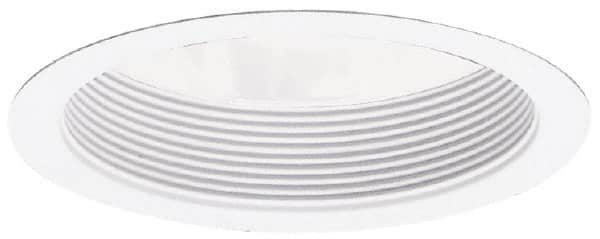 Cooper Lighting - 7-3/4 Inch Wide, Water Resistant, White Fixture Baffle Trim - H270ICAT, H270RICAT, H271ICAT, H271RICAT, H272ICAT, H272RICAT, H273ICAT1D and H273RICAT1D Recessed Housing, UL/cUL Wet Location Listed - Benchmark Tooling
