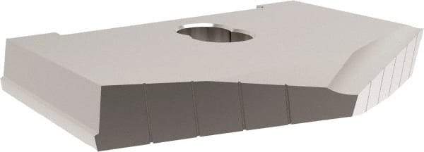 Allied Machine and Engineering - 6-1/2" Diam x 11/16" Thick, Seat Code H, 130° Included Angle Spade Drill Insert - Uncoated Powdered Metal, Powdered Metal, Series H - Benchmark Tooling