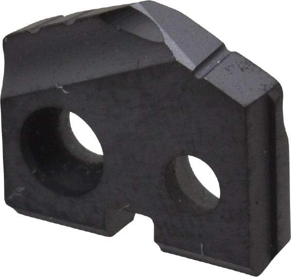 Allied Machine and Engineering - 27/64" Diam x 3/32" Thick, Seat Code Y, 132° Included Angle Spade Drill Insert - TiAlN Coated, Carbide, Grade P40, Series T-A - Benchmark Tooling