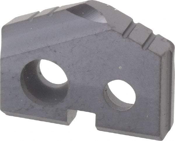 Allied Machine and Engineering - 15/32" Diam x 3/32" Thick, Seat Code Z, 132° Included Angle Spade Drill Insert - TiAlN Coated, Carbide, Grade P40, Series T-A - Benchmark Tooling