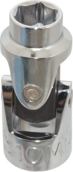 Proto - 3/8" Drive, Standard Hand Socket - 6 Points, 1-3/4" OAL, Alloy Steel, Chrome Finish - Benchmark Tooling