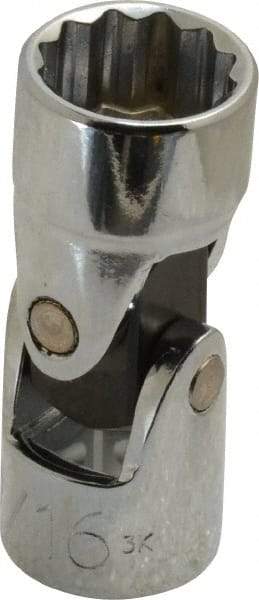 Proto - 9/16", 3/8" Drive, Standard Hand Socket - 12 Points, 1-27/32" OAL, Alloy Steel, Chrome Finish - Benchmark Tooling