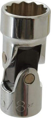 Proto - 5/8", 3/8" Drive, Standard Hand Socket - 12 Points, 1-27/32" OAL, Alloy Steel, Chrome Finish - Benchmark Tooling