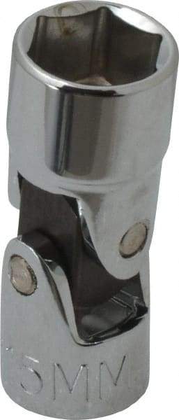 Proto - 3/8" Drive, Standard Hand Socket - 6 Points, 2" OAL, Alloy Steel, Chrome Finish - Benchmark Tooling