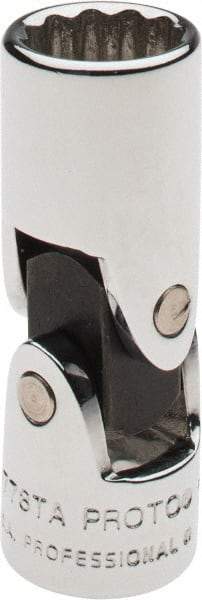 Proto - 11/32", 1/4" Drive, Standard Hand Socket - 12 Points, 1-25/64" OAL, Alloy Steel, Chrome Finish - Benchmark Tooling