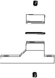 Coilhose Pneumatics - Filter Connecting Clamp Kit - Includes 2 Connecting Clamps, 2-Set Screws, 1 O-Ring & 1 Allen Wrench, For Use with Coilhose 27 Series & Filter/Regulator Combination Units - Benchmark Tooling