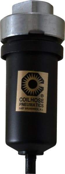Coilhose Pneumatics - Filter Mechanical Drain with Metal Bowl - 5-3/4" High x 2-1/8" Wide, For Use with Compressor Tanks, Filters, Drop Legs, Coolers & Dryers - Benchmark Tooling