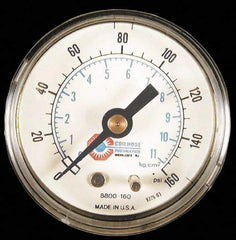 Coilhose Pneumatics - FRL Heavy-Duty Pressure Gage - Use with F/R/L - Benchmark Tooling