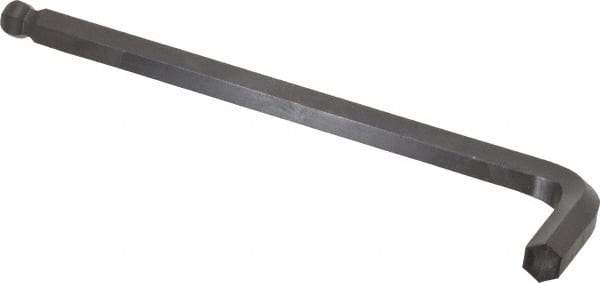 Eklind - 14mm Hex, Long Arm, Ball End Hex Key - 9-5/32" OAL, Metric System of Measurement - Benchmark Tooling