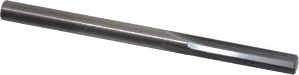 Hertel - 5.5mm Solid Carbide 4 Flute Chucking Reamer - Straight Flute, Straight Shank, 1" Flute Length, 3" OAL - Benchmark Tooling