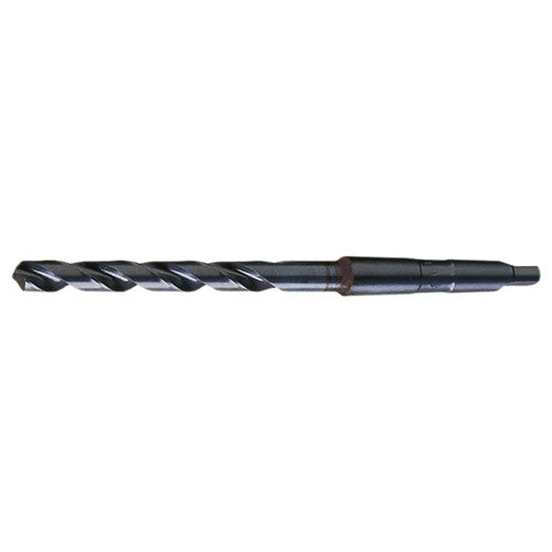 1-7/32 RHS / RHC HSS 118 Degree Radial Point General Purpose Taper Shank Drill - Steam Oxide - Exact Industrial Supply