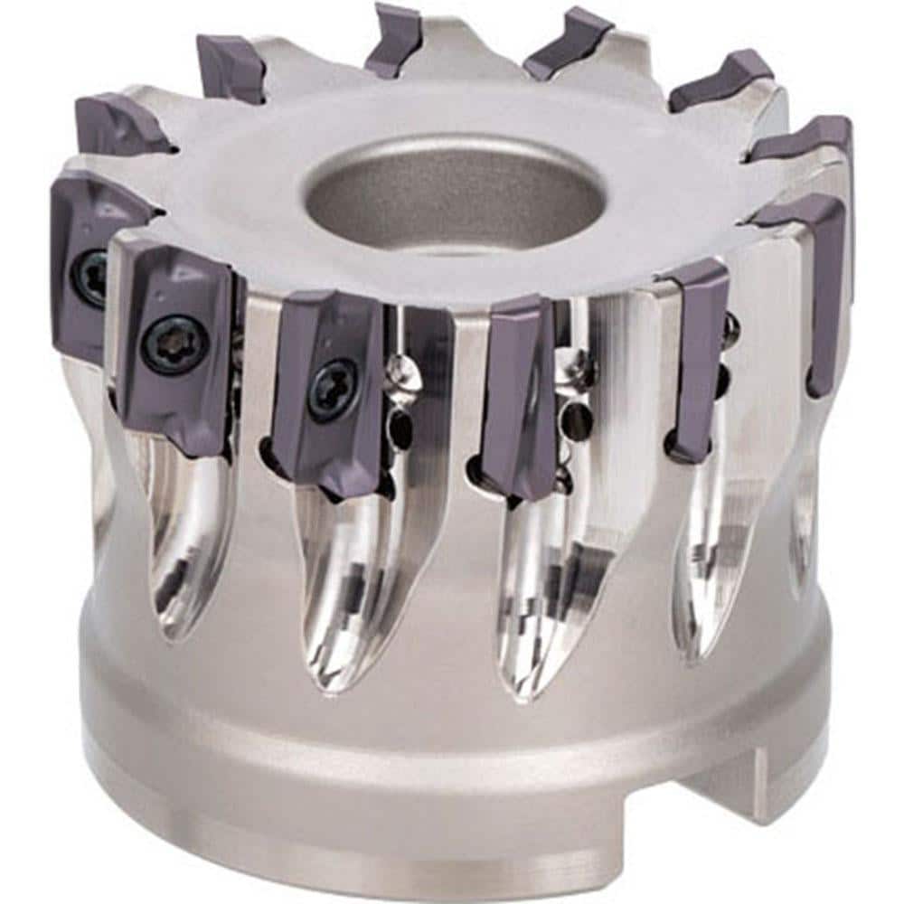 Indexable Square-Shoulder Face Mill: TPAV12M050B22.0R08, 22.0000″ Arbor Hole Dia, Uses 8, AVMT Inserts, Through Coolant, Series TPAV