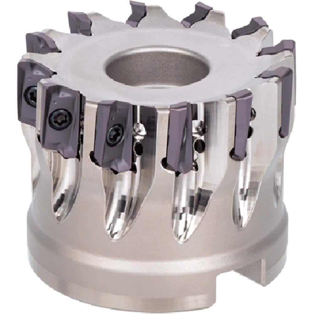 Indexable Square-Shoulder Face Mill: TPAV12M063B22.0R14, 22.0000″ Arbor Hole Dia, Uses 14, AVMT Inserts, Through Coolant, Series TPAV