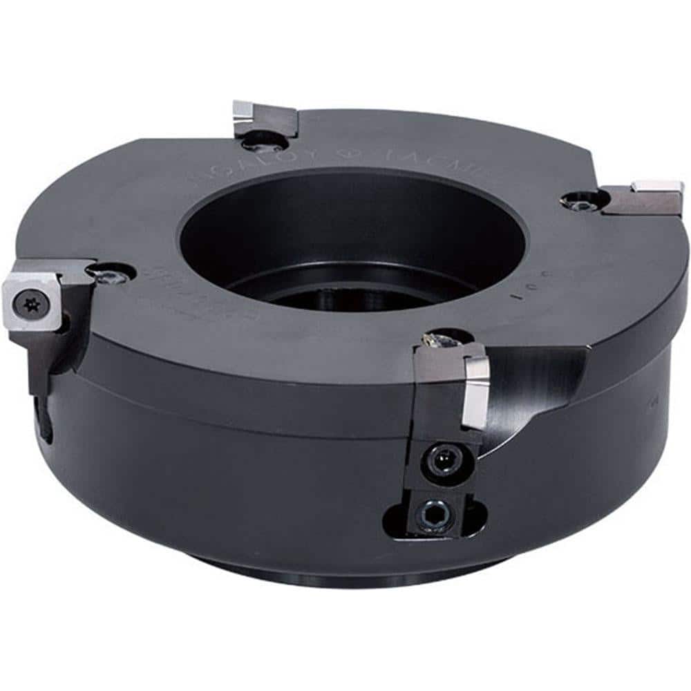 Indexable Square-Shoulder Face Mill: SFP4008R, 47.6300″ Arbor Hole Dia, Uses 4, SPHA Inserts, No, Series SFP