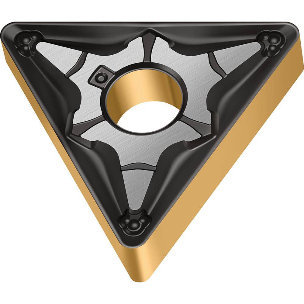 Turning Insert: TNMG544-MP5 WPP20G, Solid Carbide TiCN, Al2O3 & TiN Finish, Neutral, 1.0830″ Long, 5/8″ Inscribed Circle, 0.0630″ Corner Radius, 60.0 ° N/A Triangle, Series TNMG-MP5