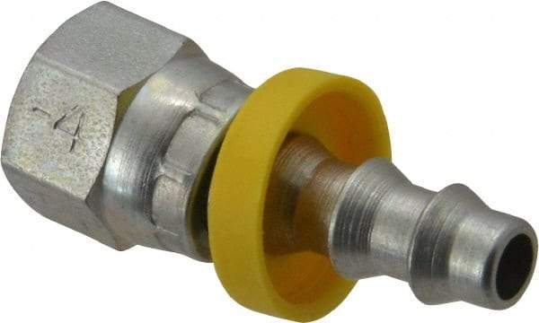 Parker - 7/16-20 JIC Hydraulic Hose Fitting - -4 Hose Size, 1/4" Hose Diam - Benchmark Tooling