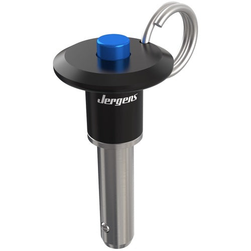 1/2″ Pin Diameter, 1-1/2″ Grip Length, Button Handle Kwik-Lok Pin, 17-4 PH Stainless Steel